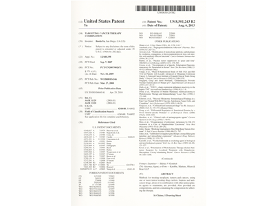 US patent of organ targeted therapy